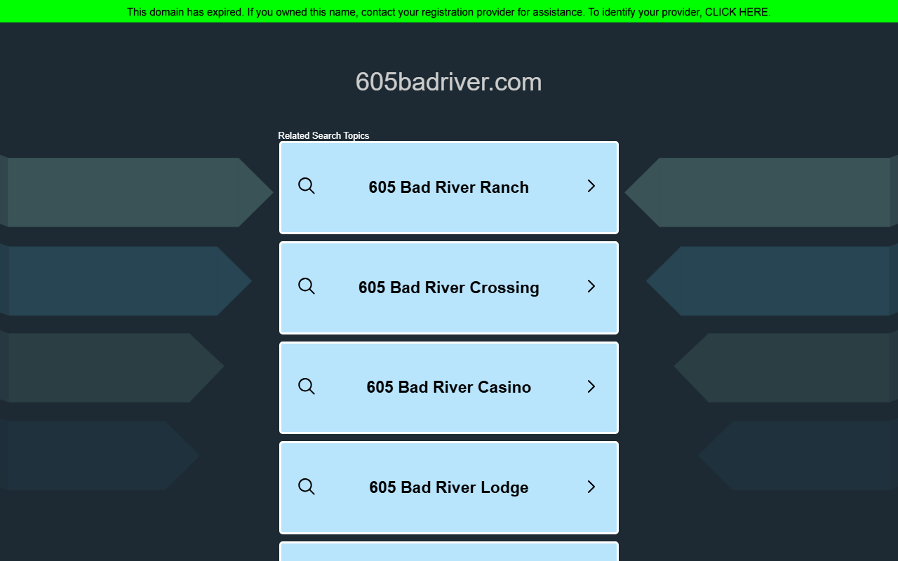 605badriver.com screenshot