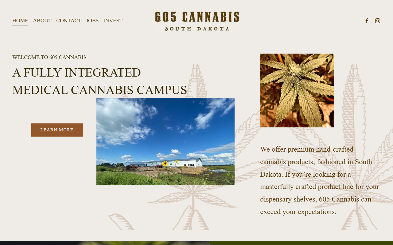 605cannabis.com screenshot