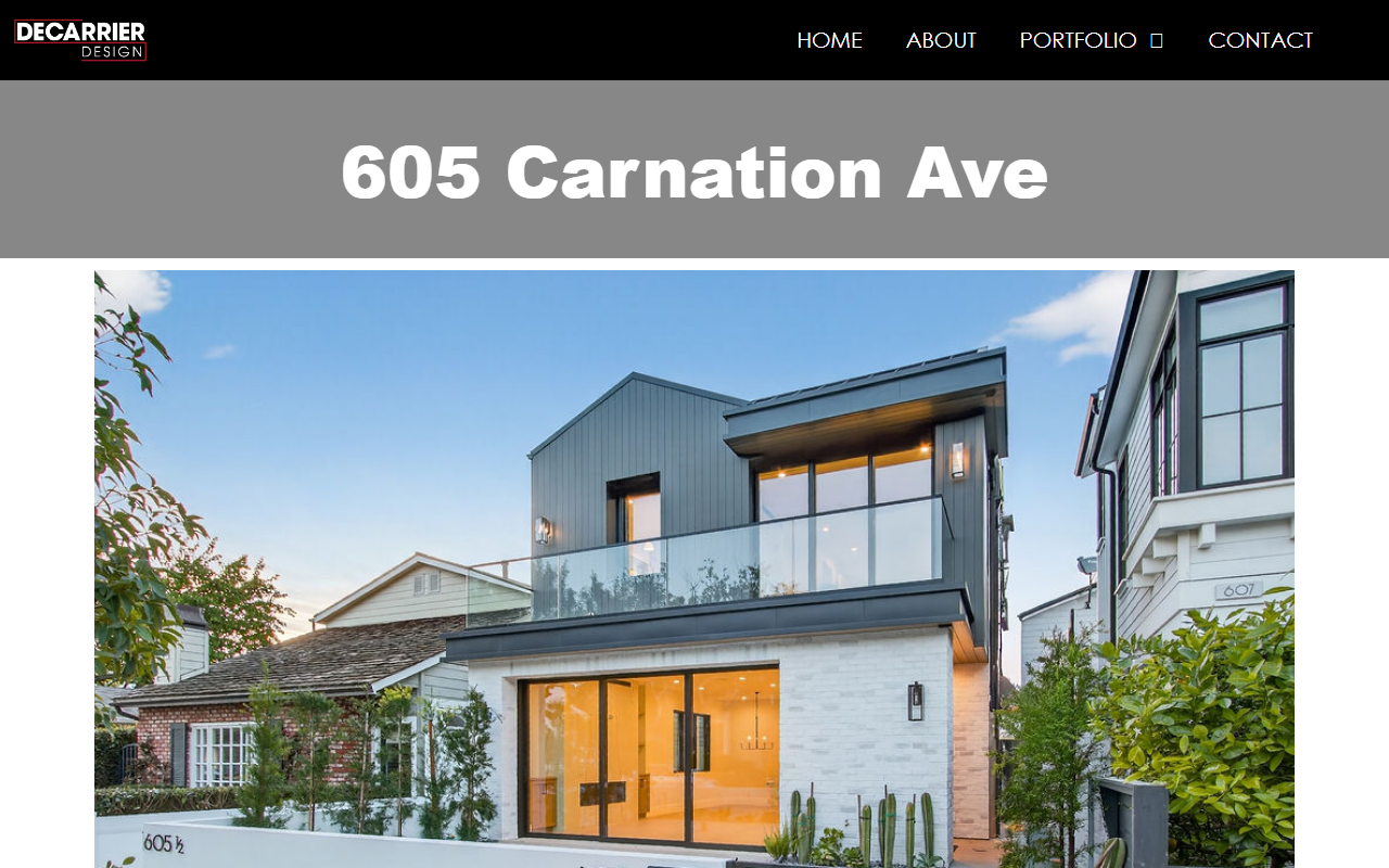 605carnation.com screenshot