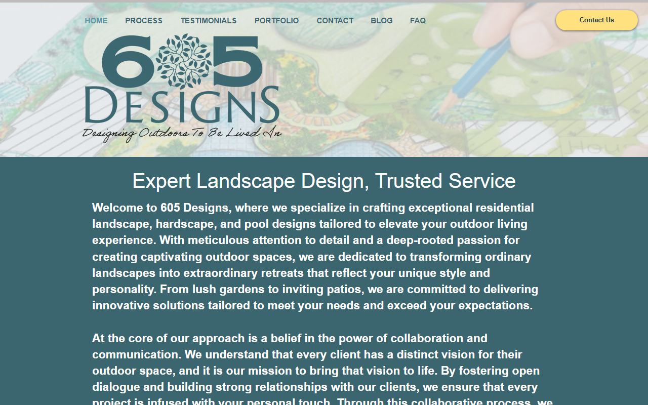 605designsnc.com screenshot
