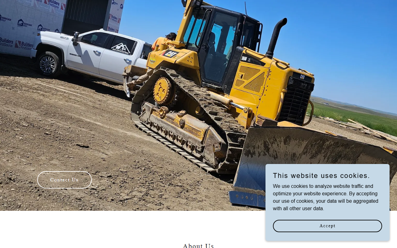 605excavating.com screenshot