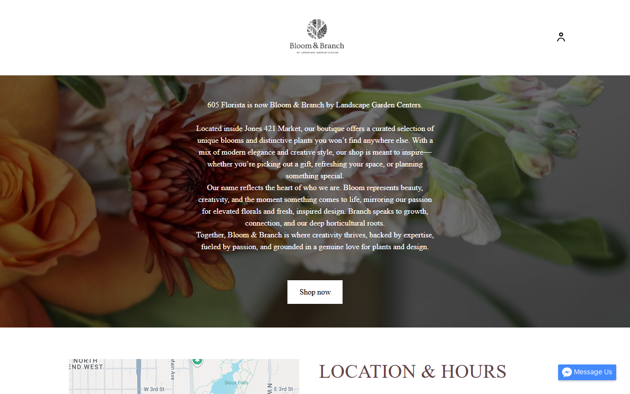 605florista.com screenshot