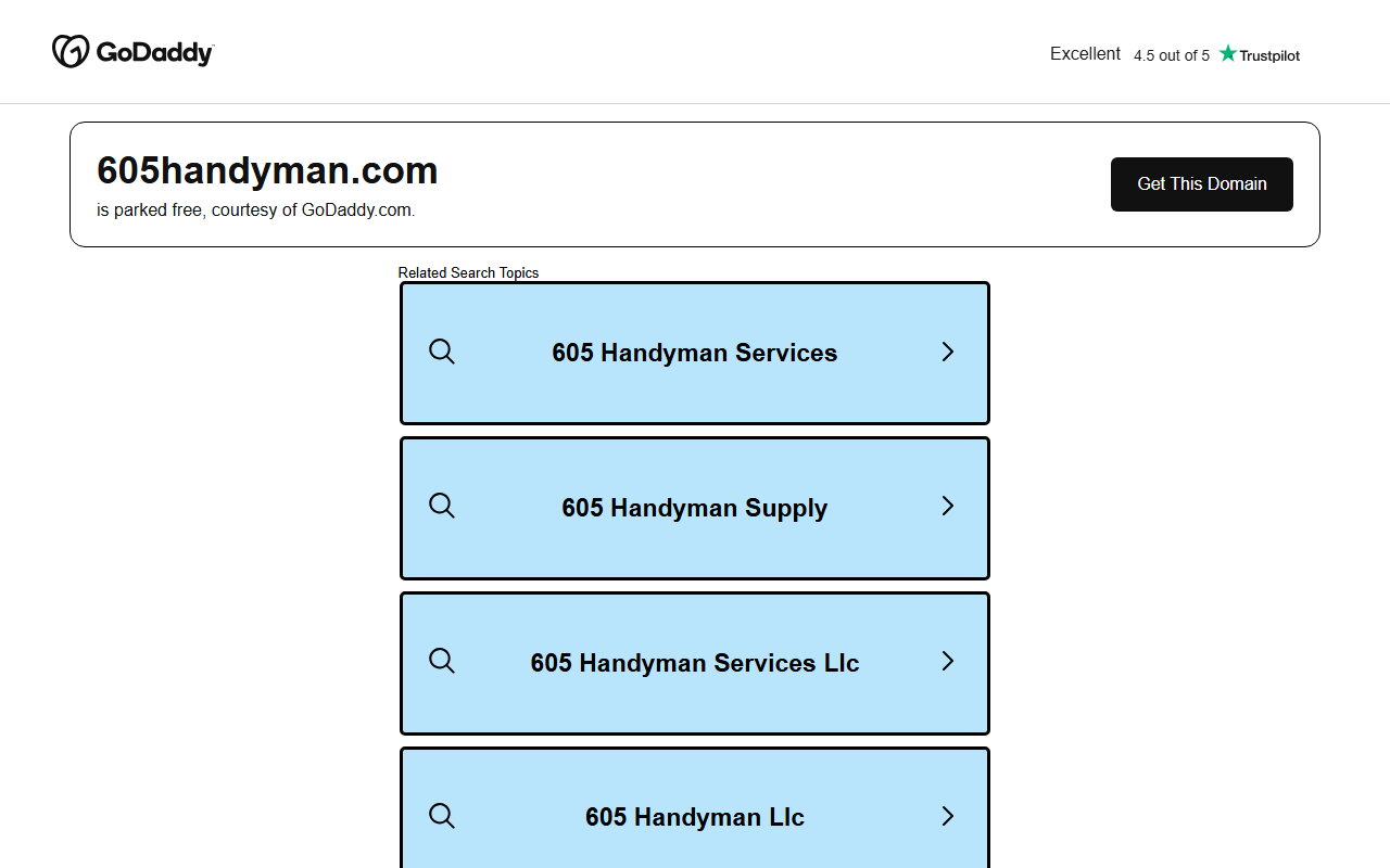 605handyman.com screenshot