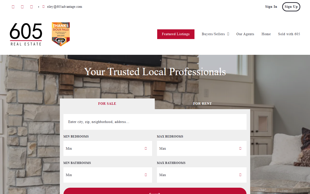 605homevalues.com screenshot