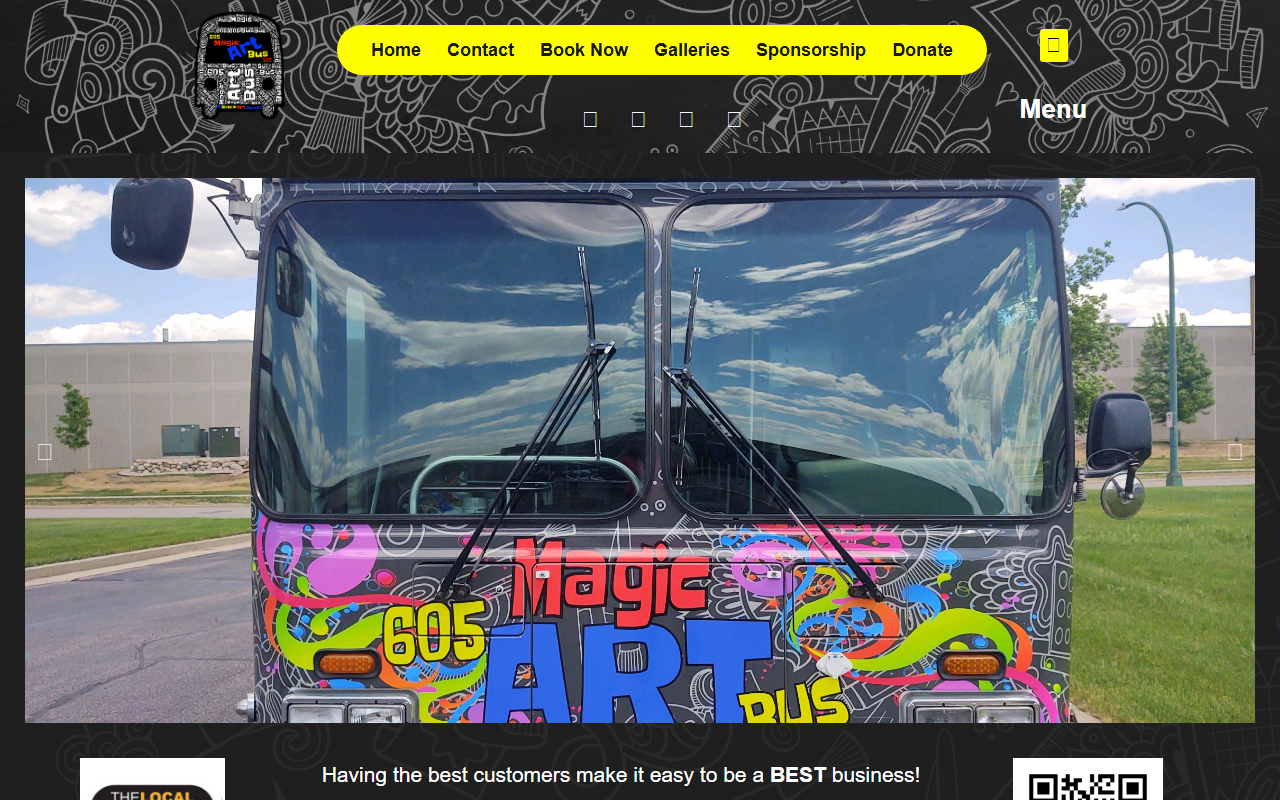 605magicartbus.com screenshot