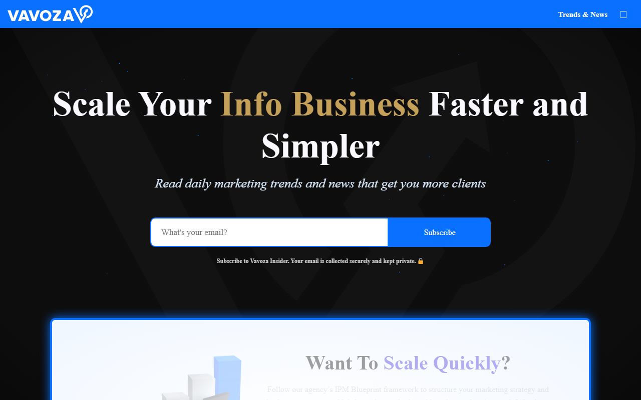 605marketing.com screenshot