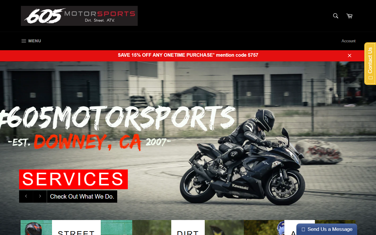 605motorsports.com screenshot