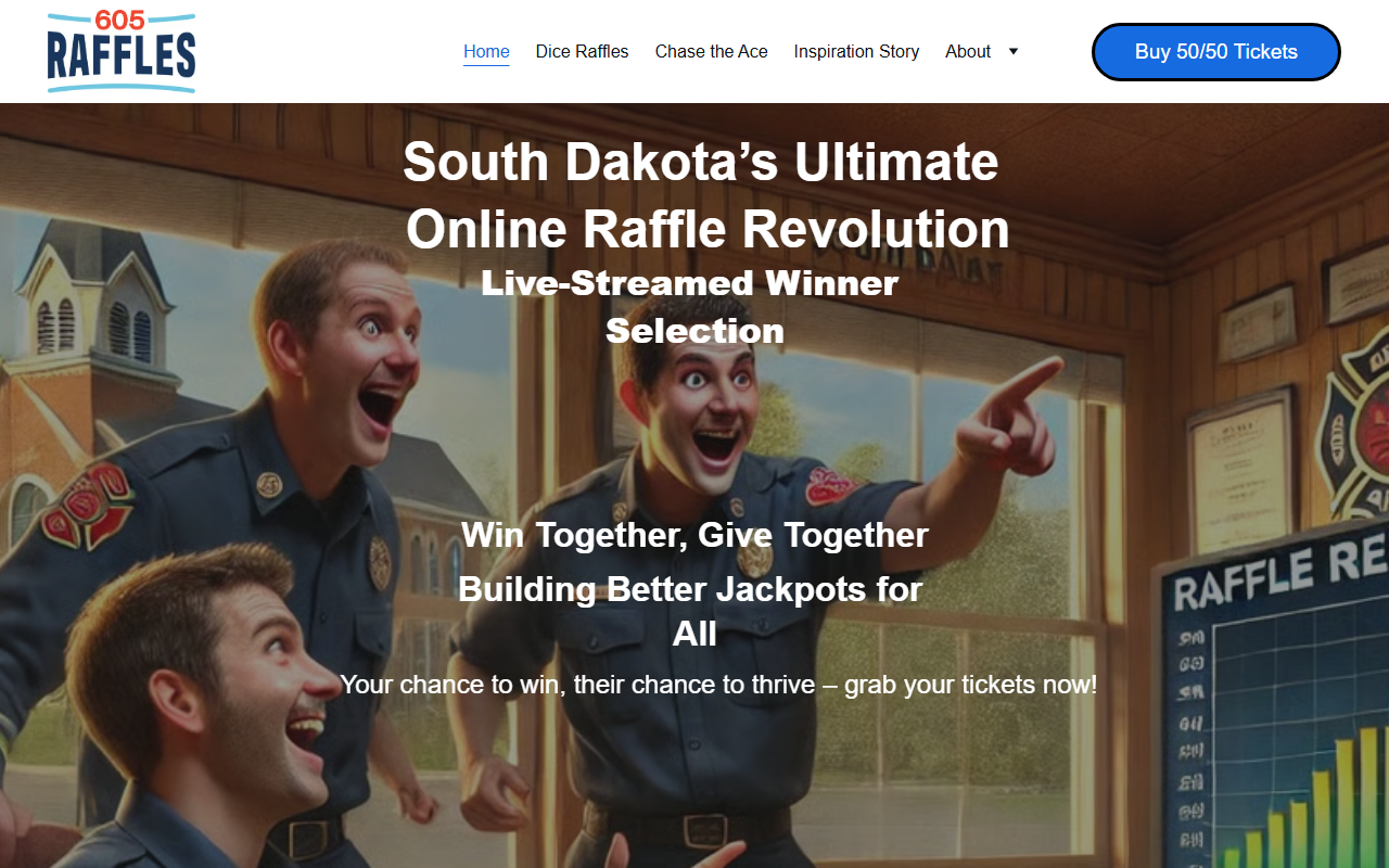 605raffles.com screenshot