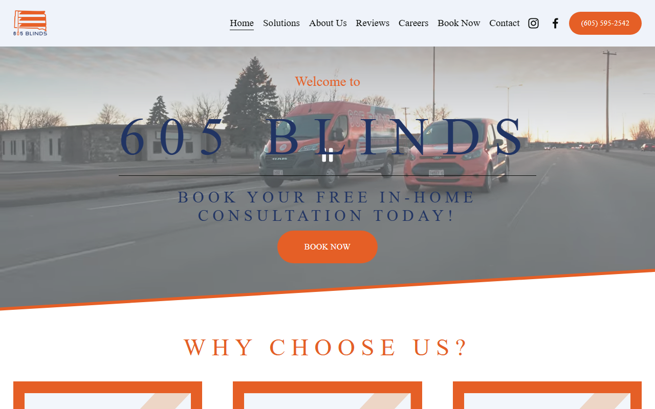 605shutters.com screenshot