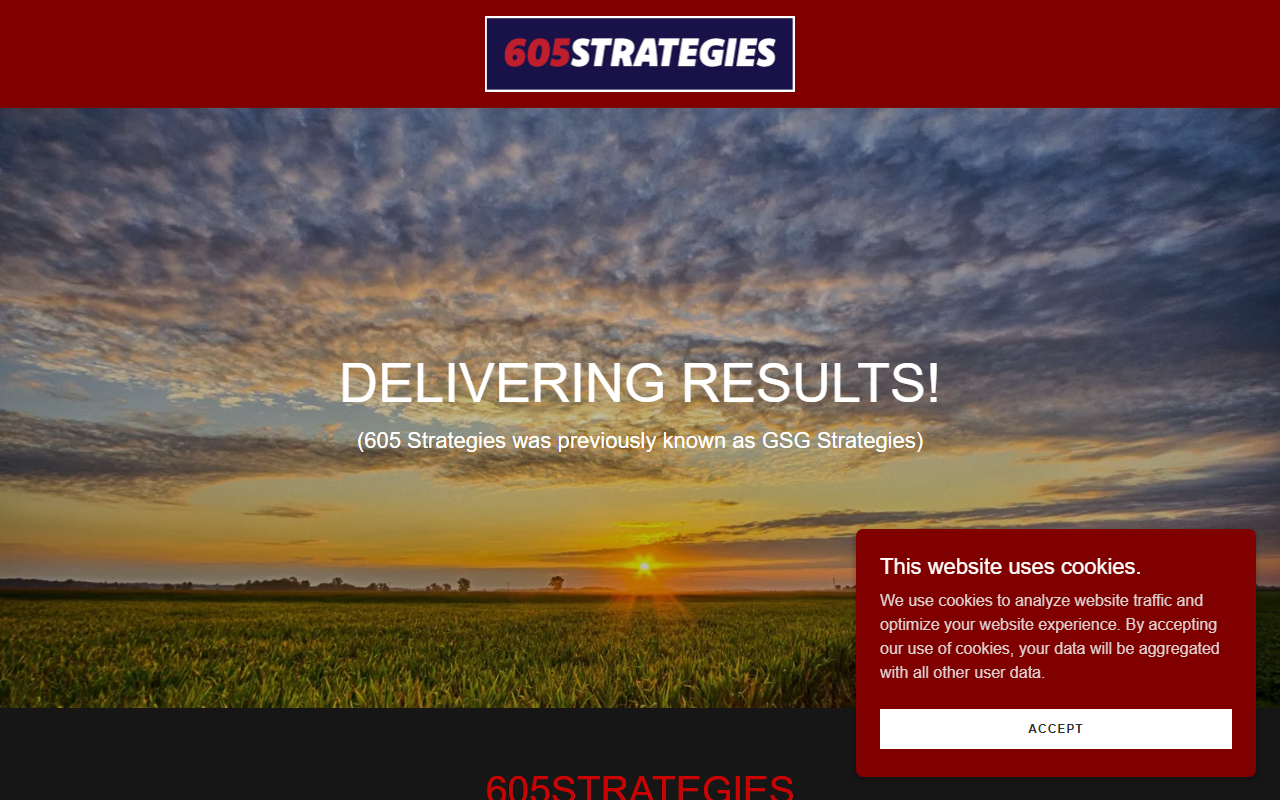 605strategies.com screenshot