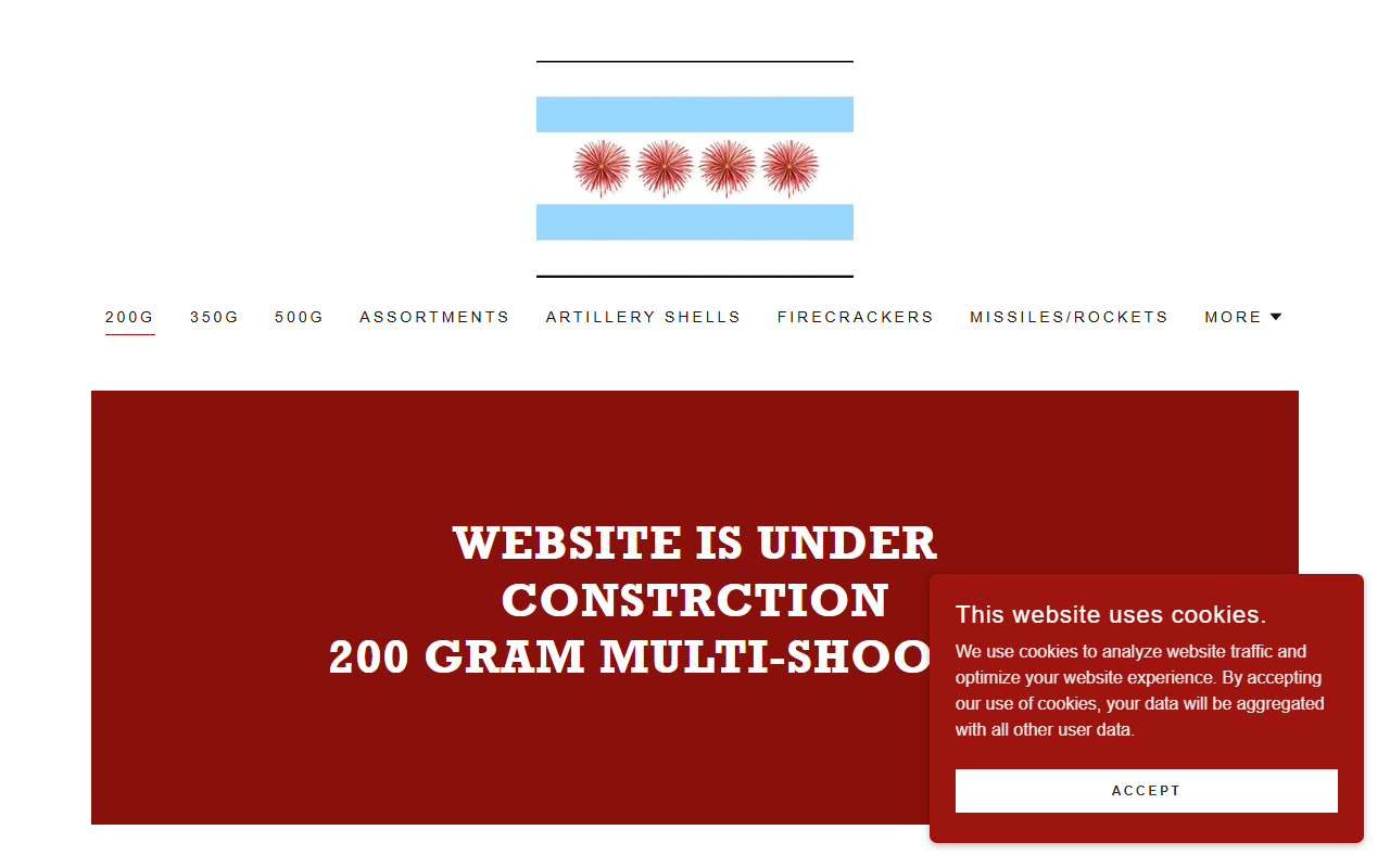 606fireworks.com screenshot