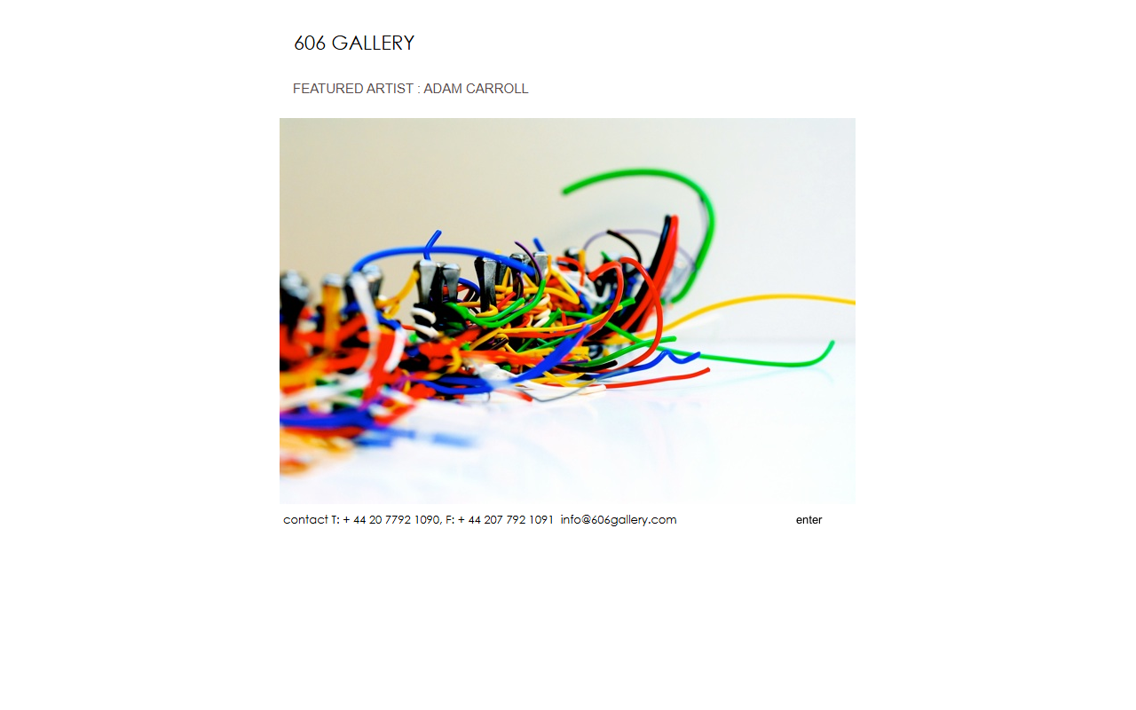 606gallery.com screenshot