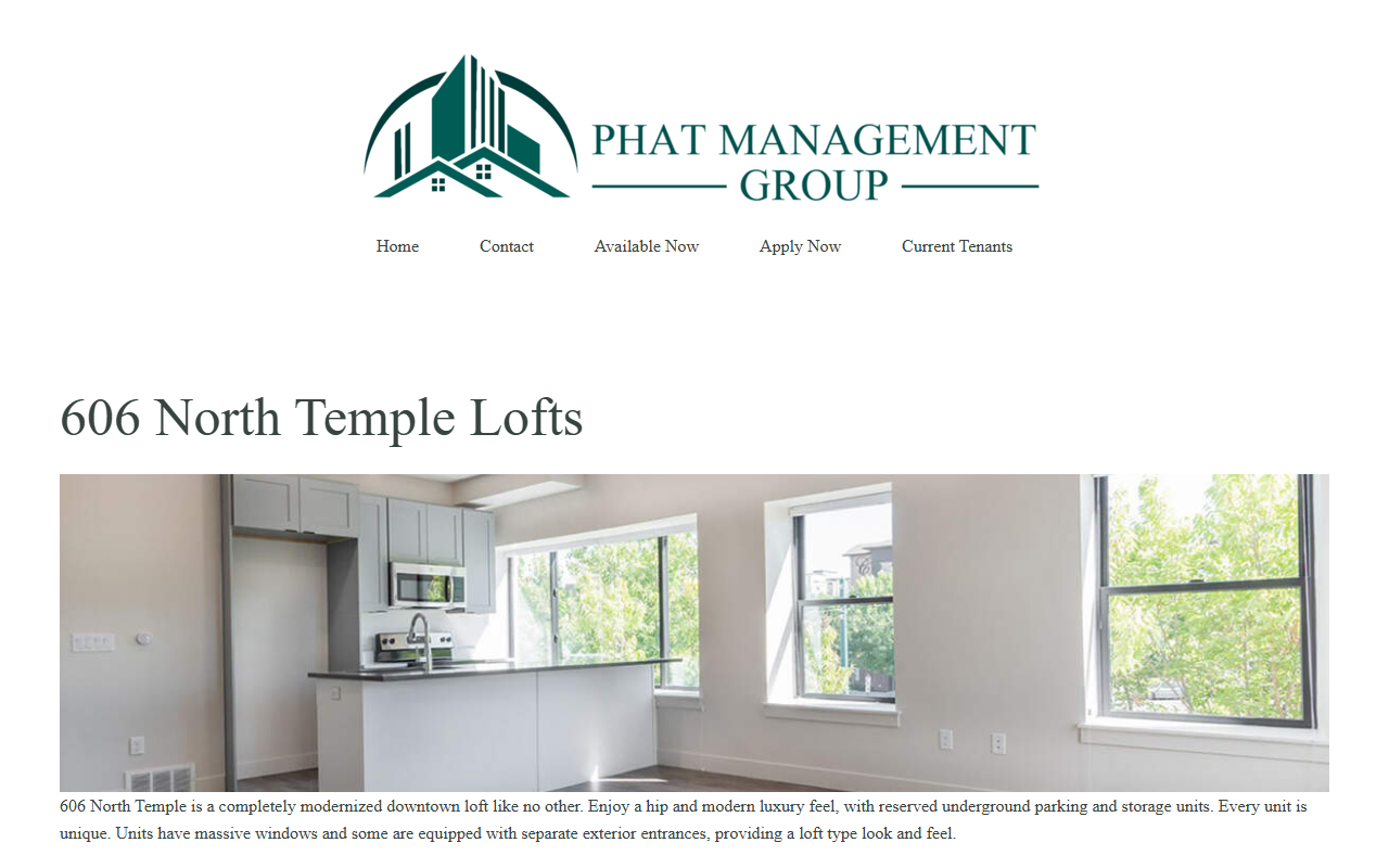 606northtemple.com screenshot