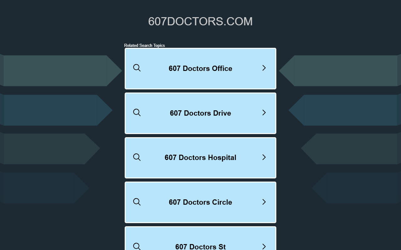 607doctors.com screenshot