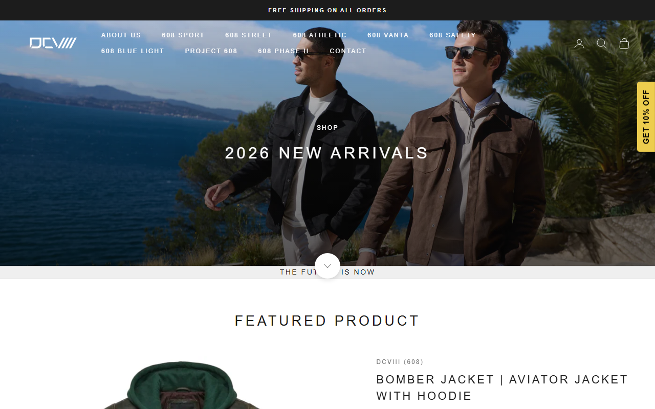 608apparel.com screenshot