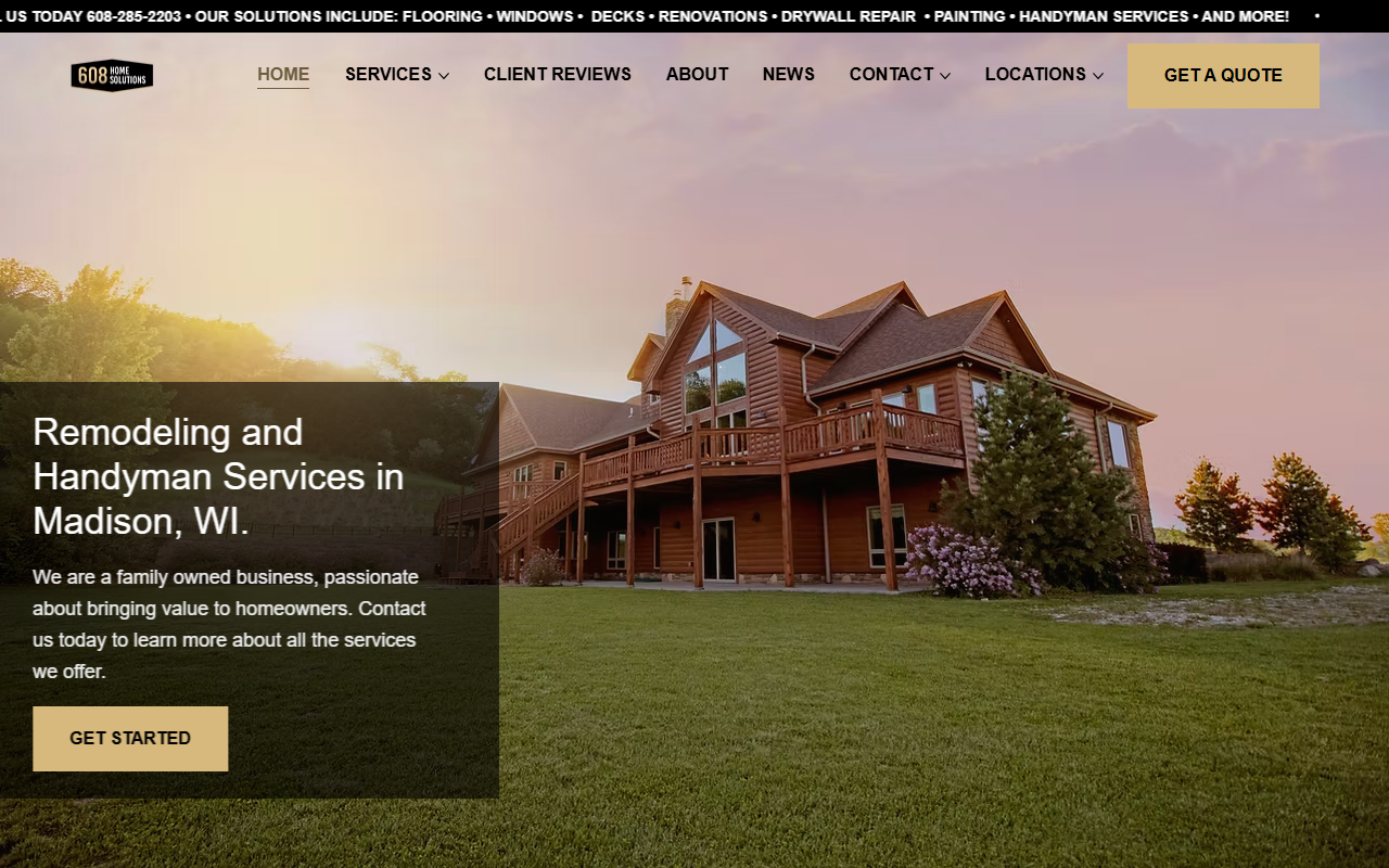 608homesolutions.com screenshot