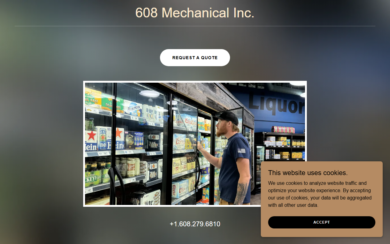 608mechanical.com screenshot