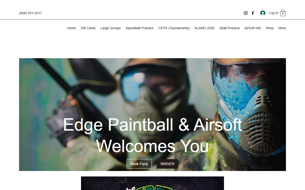 608paintball.com screenshot