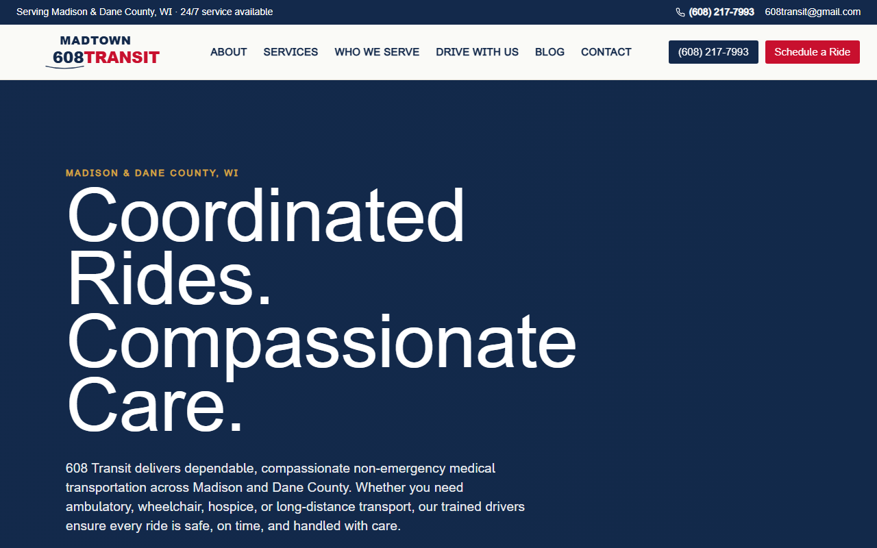 608transit.com screenshot