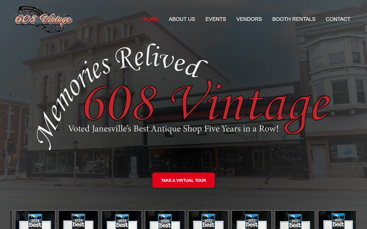 608vintage.com screenshot