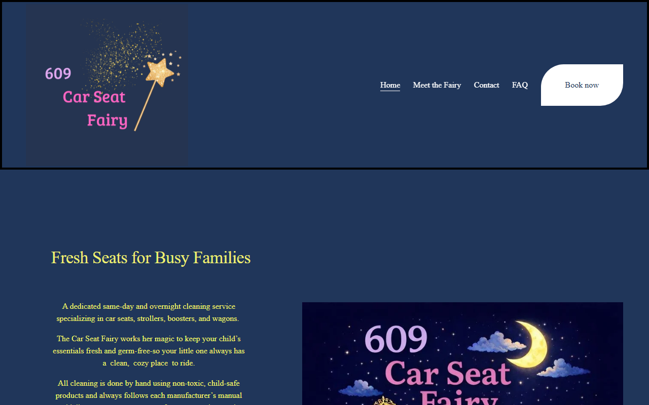 609carseatfairy.com screenshot