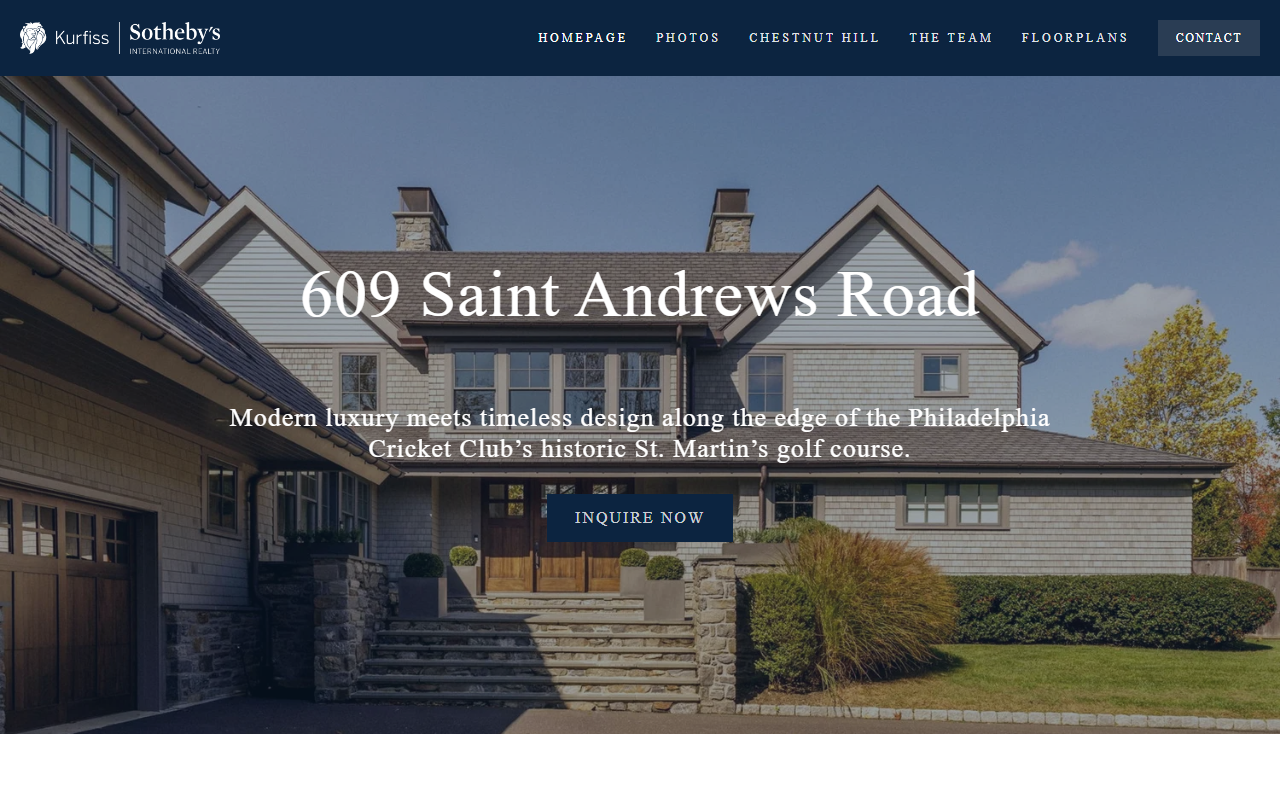 609saintandrews.com screenshot
