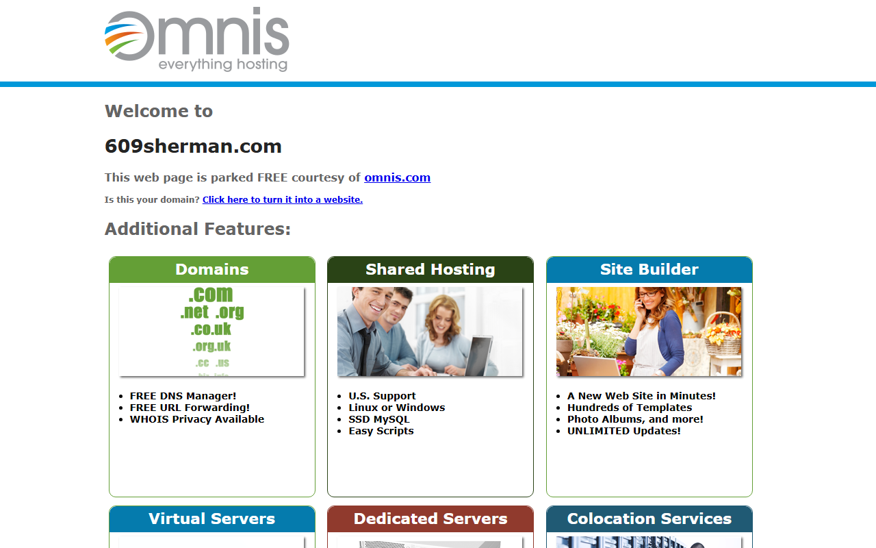 609sherman.com screenshot