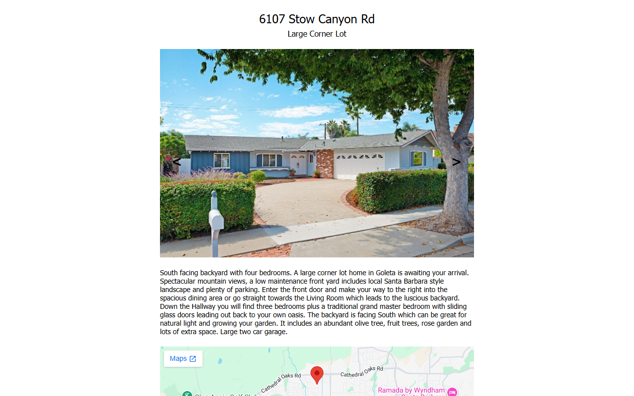 6107stowcanyon.com screenshot
