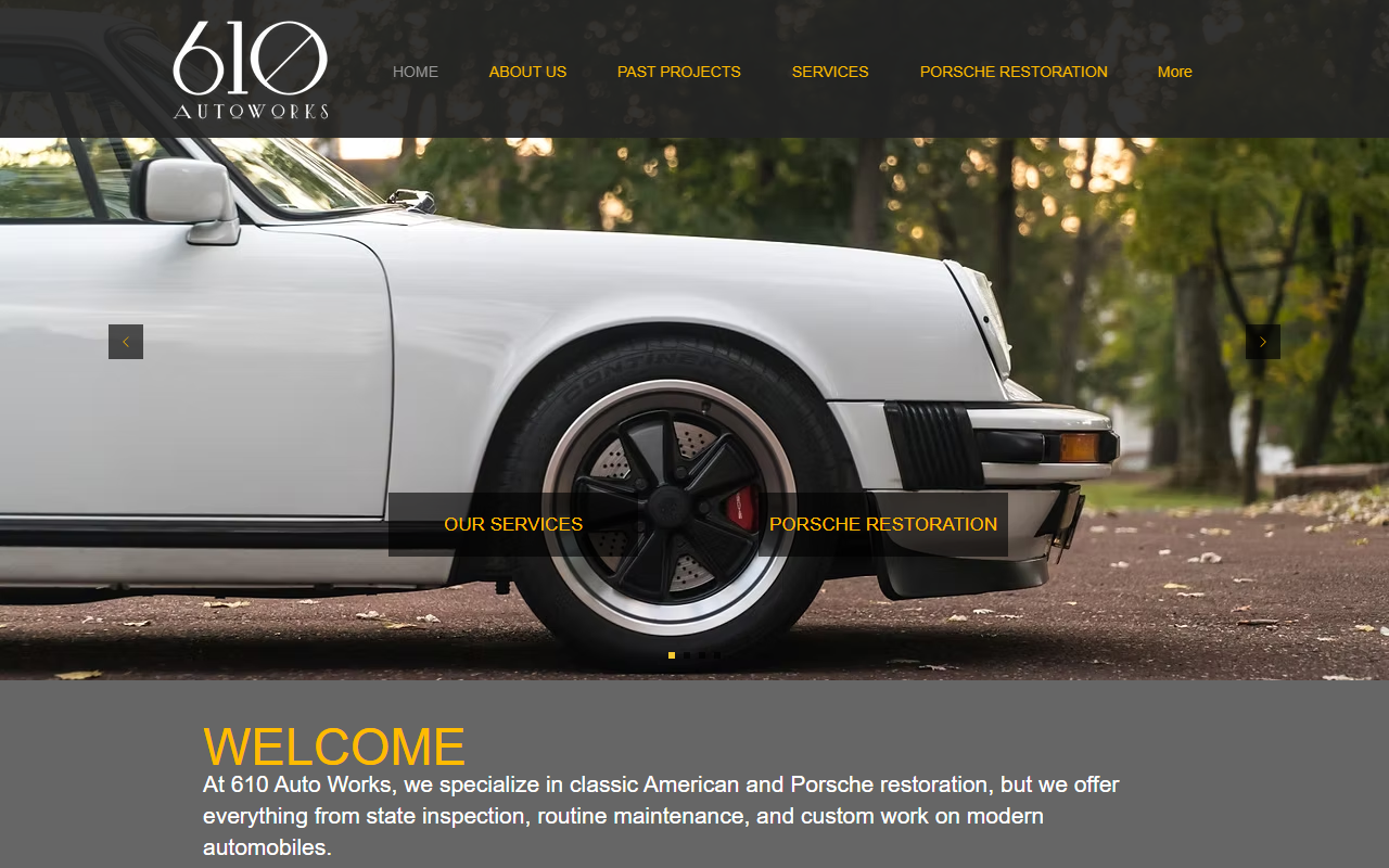 610autoworks.com screenshot