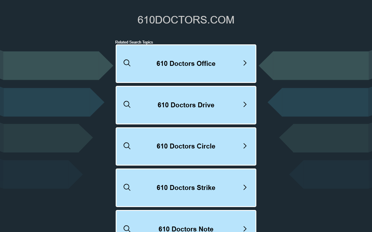 610doctors.com screenshot