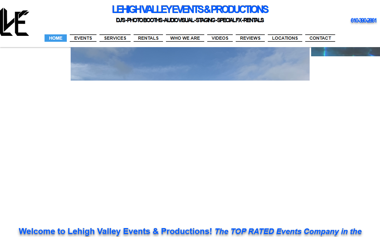 610photobooths.com screenshot