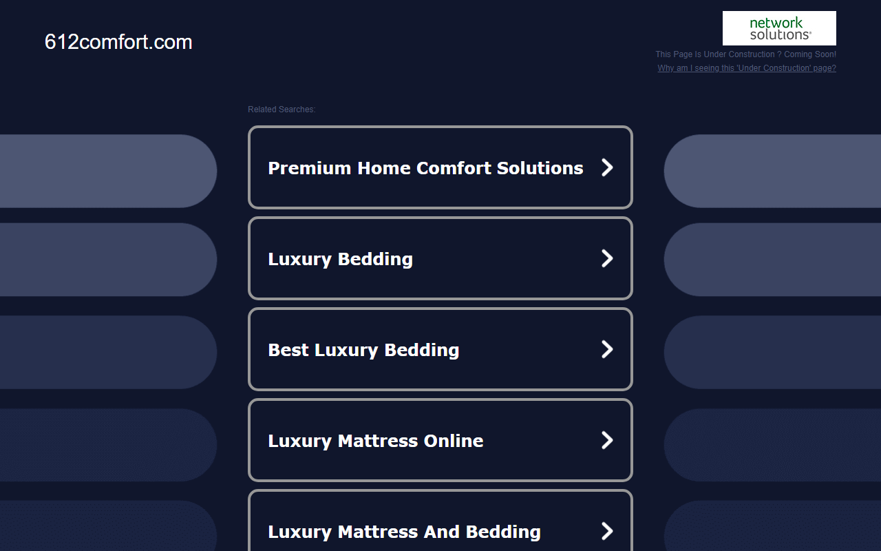 612comfort.com screenshot