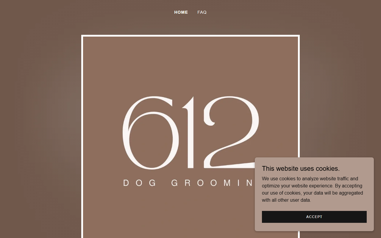 612doggrooming.com screenshot