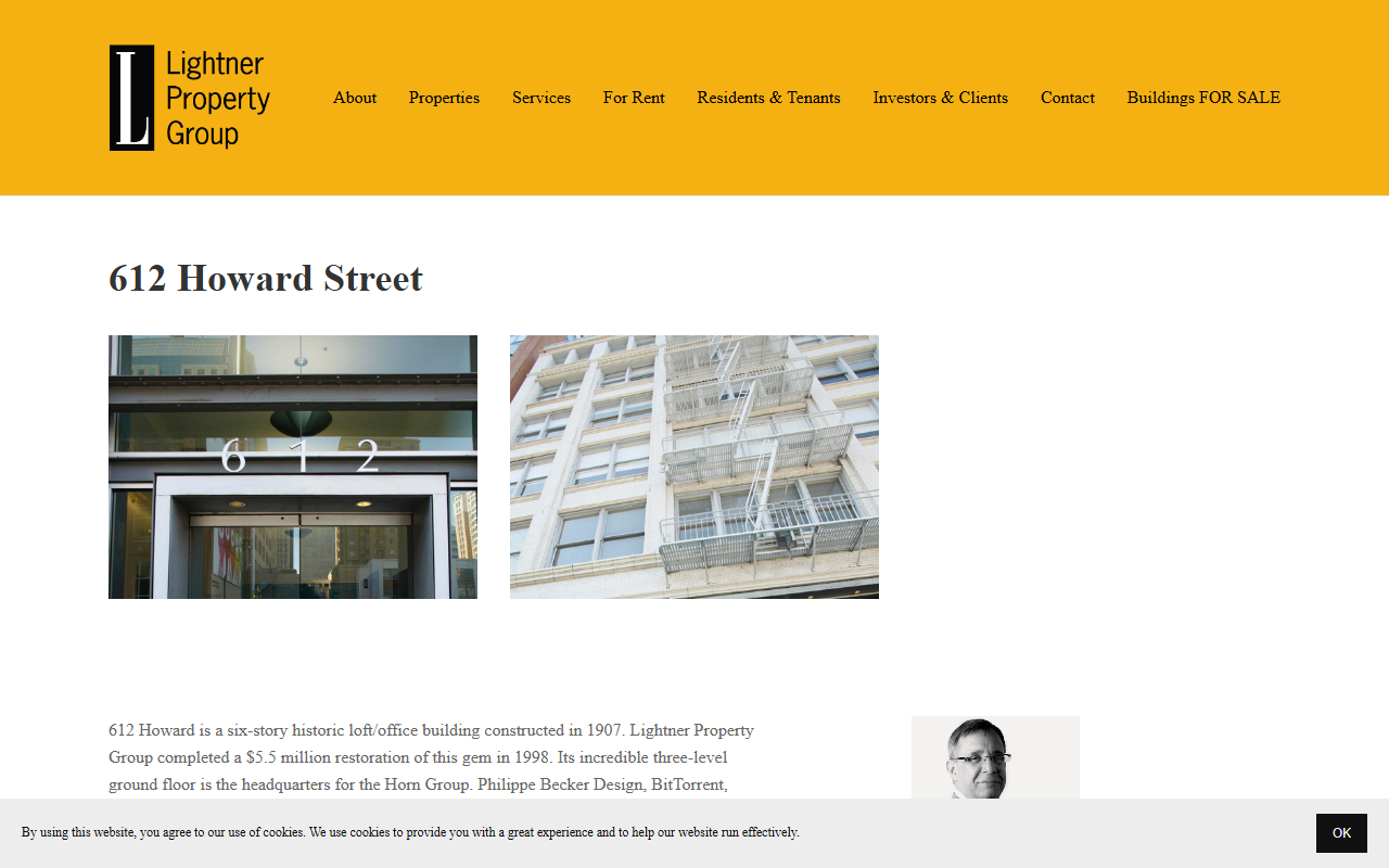 612howardstreet.com screenshot