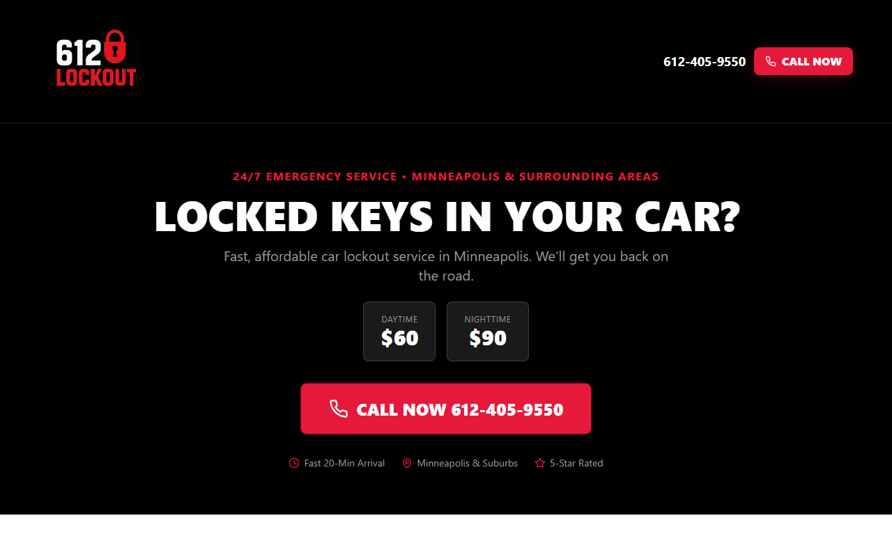 612lockout.com screenshot