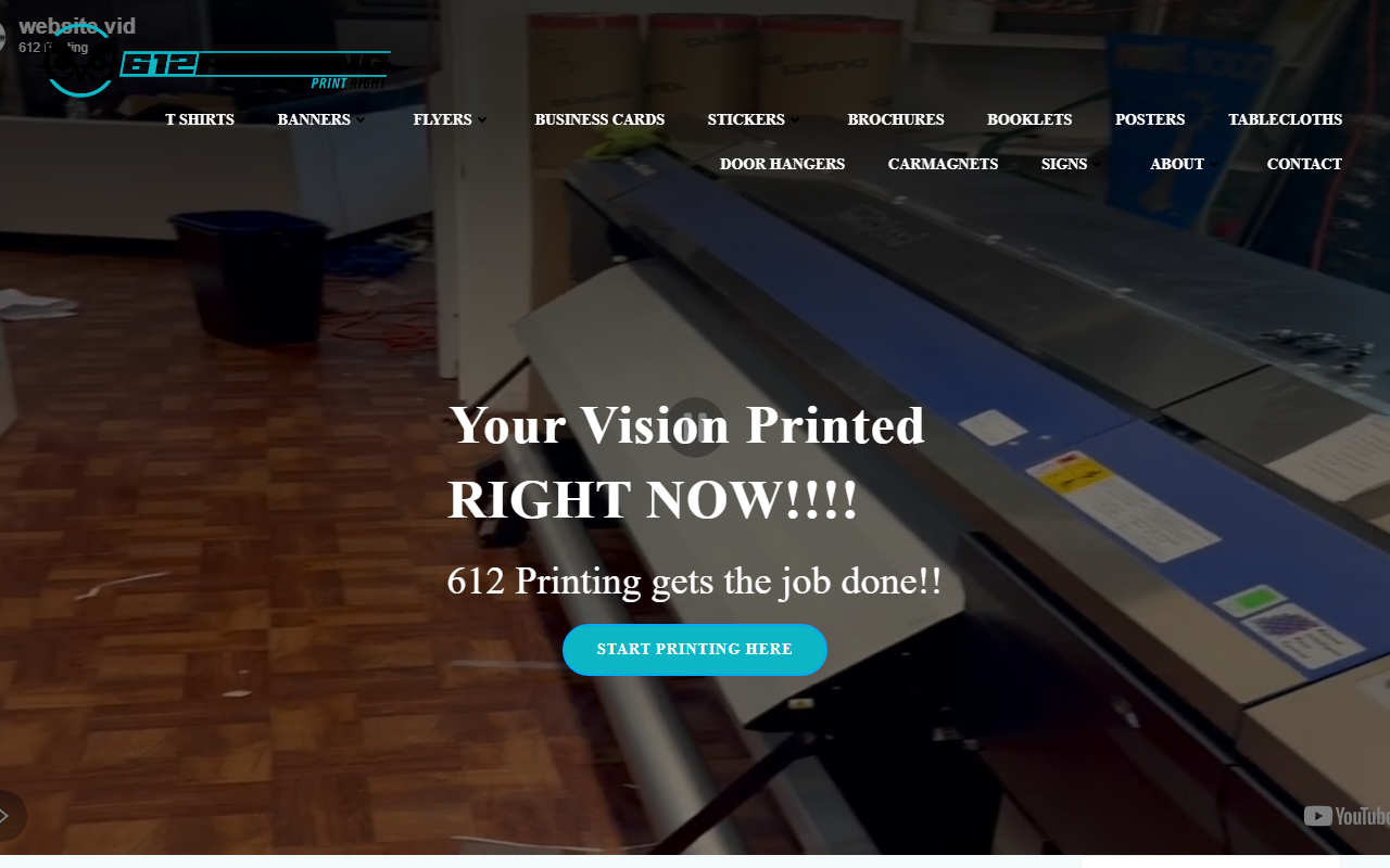 612printing.com screenshot