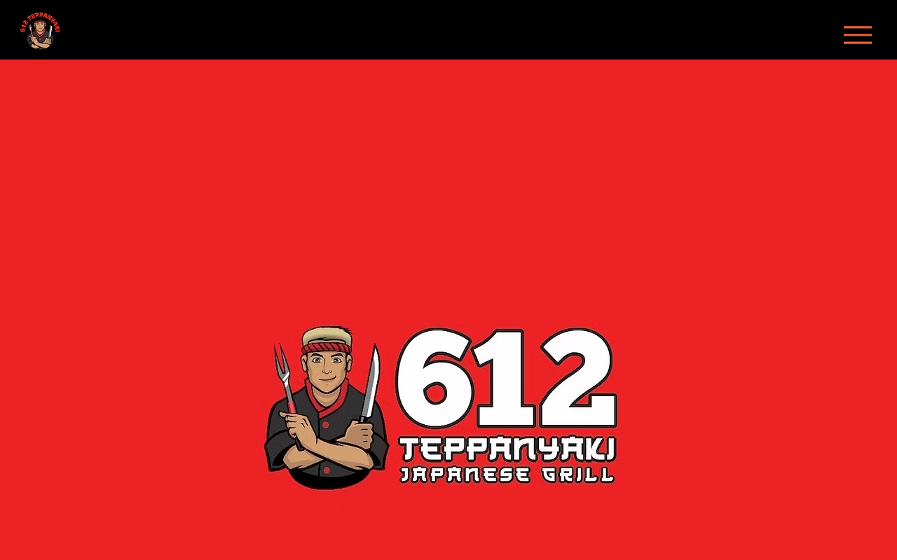 612teppanyaki.com screenshot