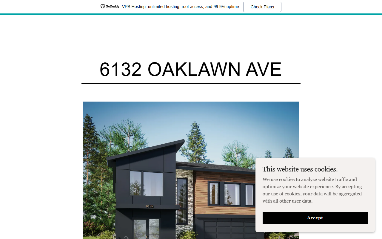 6132oaklawnave.com screenshot