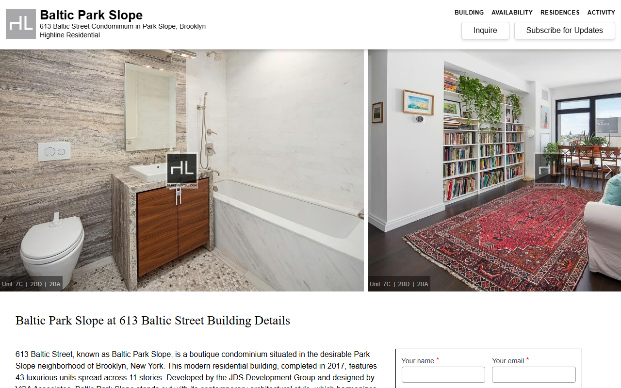 613balticstreet.com screenshot
