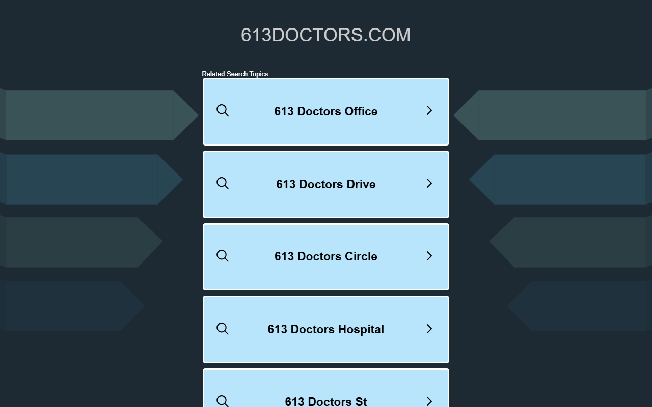 613doctors.com screenshot