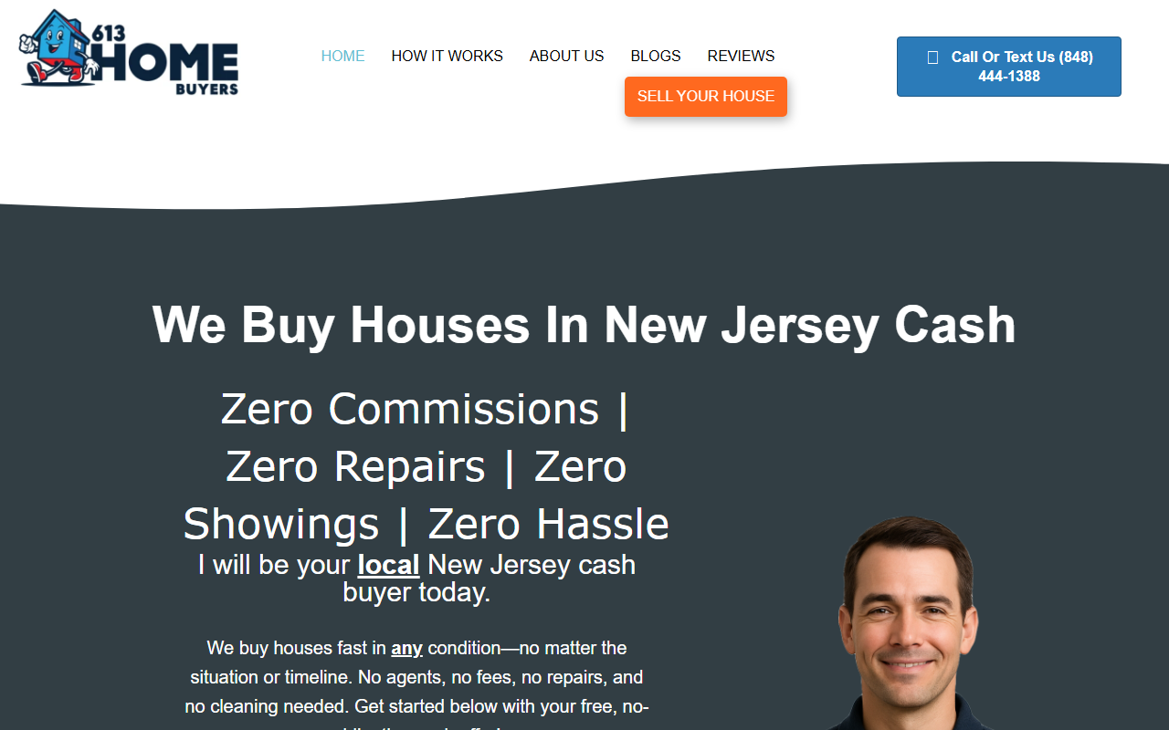 613homebuyers.com screenshot