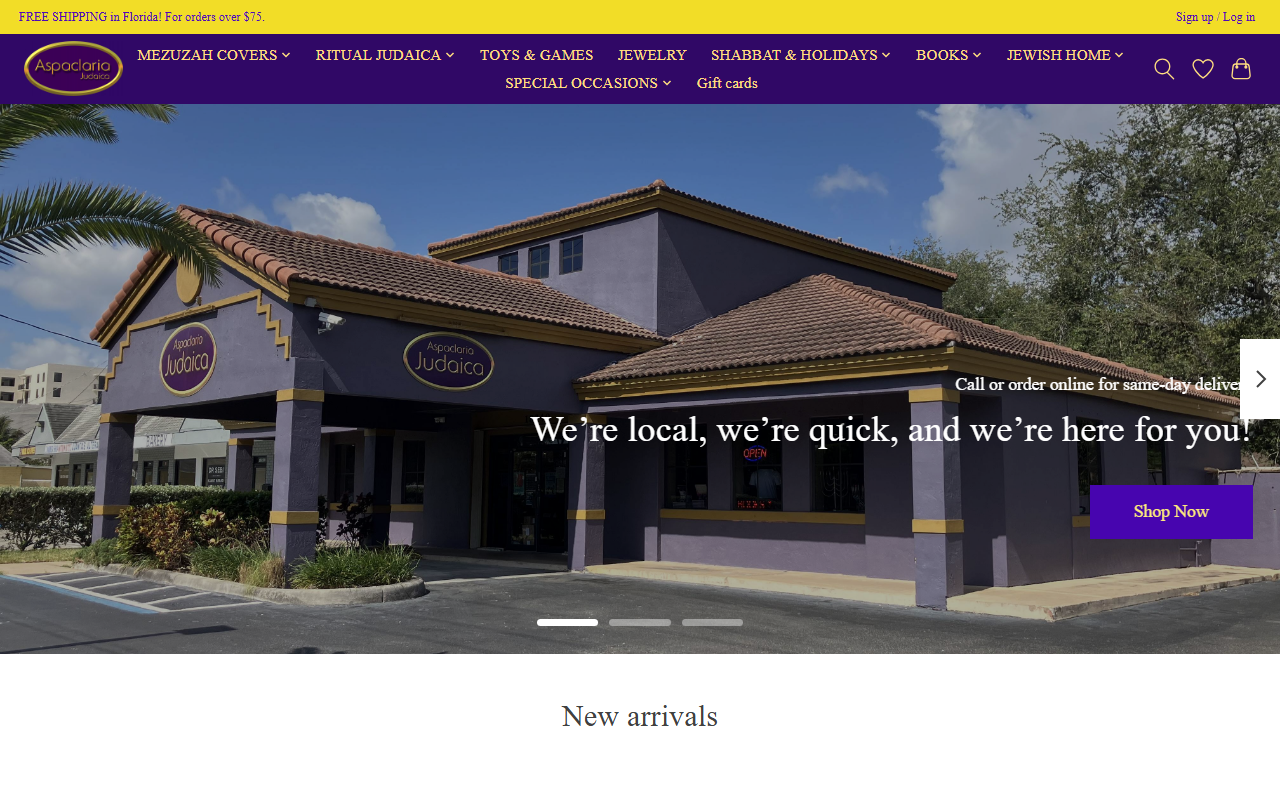 613judaica.com screenshot