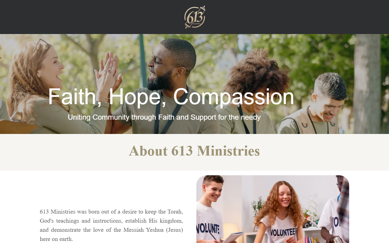 613ministries.com screenshot