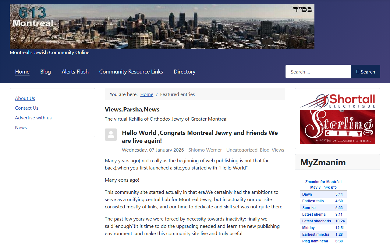 613montreal.com screenshot