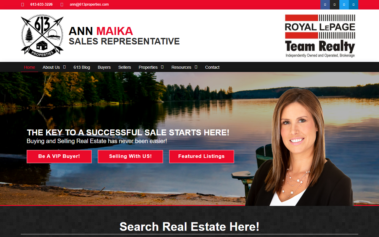 613properties.com screenshot