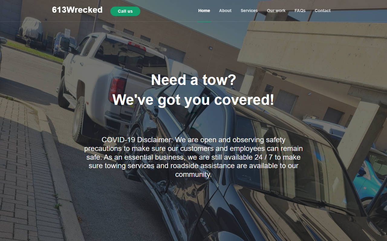 613wrecked.com screenshot
