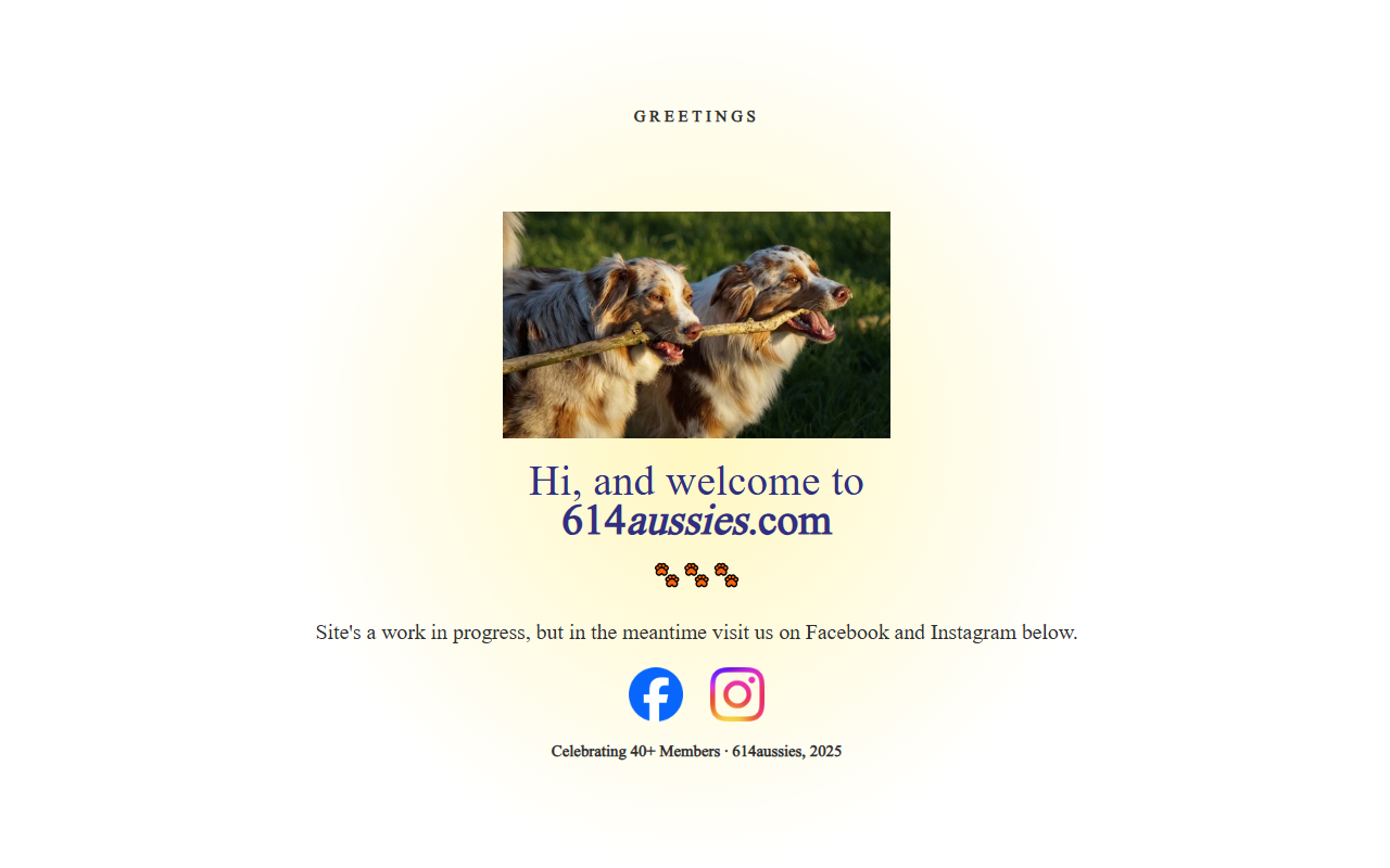 614aussies.com screenshot