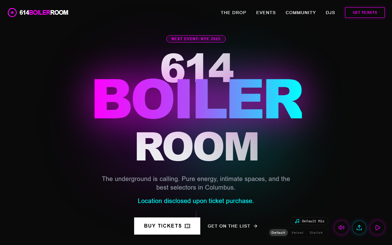 614boilerroom.com screenshot