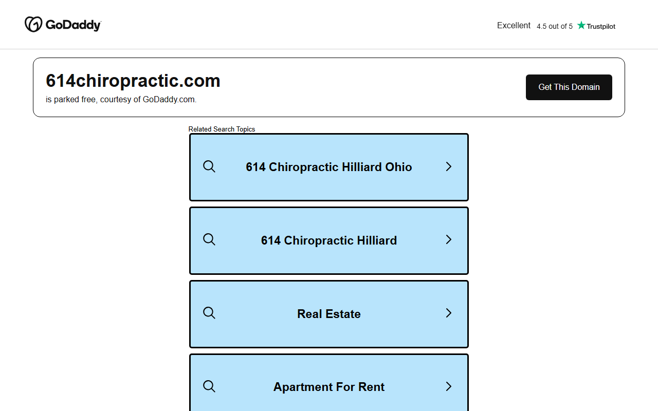 614chiropractic.com screenshot