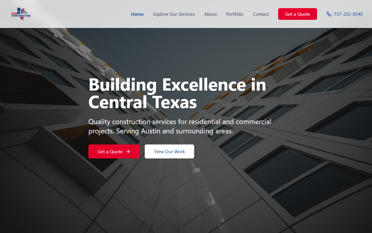 614construction.com screenshot